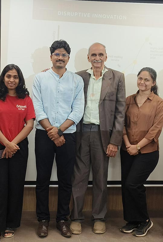 Professor Vijay Shahane - Mobile Banner